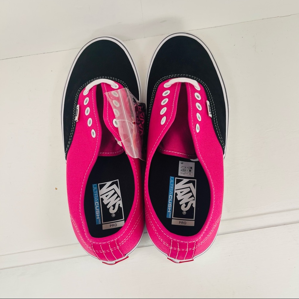Vans Authentic Pro (Magenta Pink/Black) Suede/Canvas Sneaker Size 11 Men - Picture 5 of 8